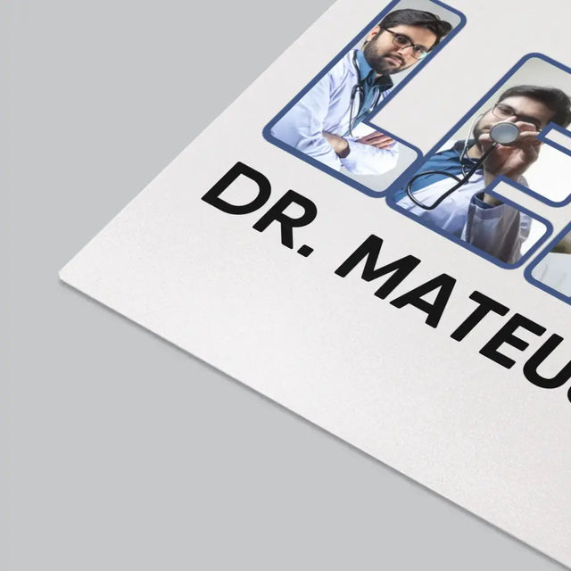 Słowo Ze Zdjęć: Najlepszy Lekarz - Podkładka Na Biurko