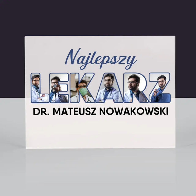 Słowo Ze Zdjęć: Najlepszy Lekarz - Blok Akrylowy
