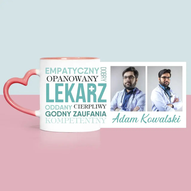 Fotokolaż: Lekarz Cechy - Kubek z Nadrukiem