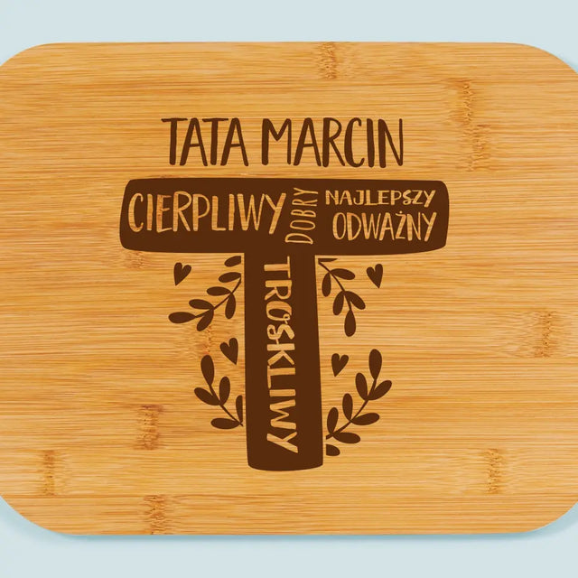 Monogram: Tata Cechy - Deska Kuchenna z Grawerem