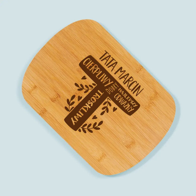 Monogram: Tata Cechy - Deska Kuchenna z Grawerem