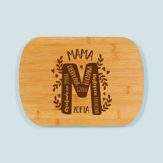 Monogram: Mama Cechy - Deska Kuchenna z Grawerem
