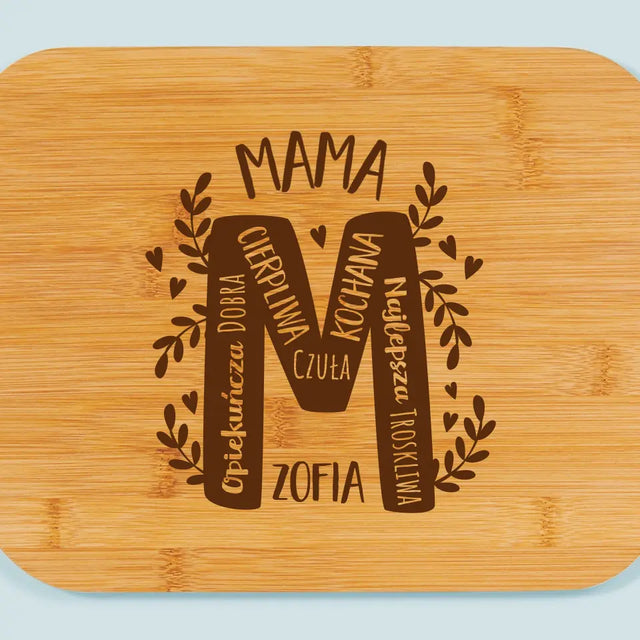 Monogram: Mama Cechy - Deska Kuchenna z Grawerem
