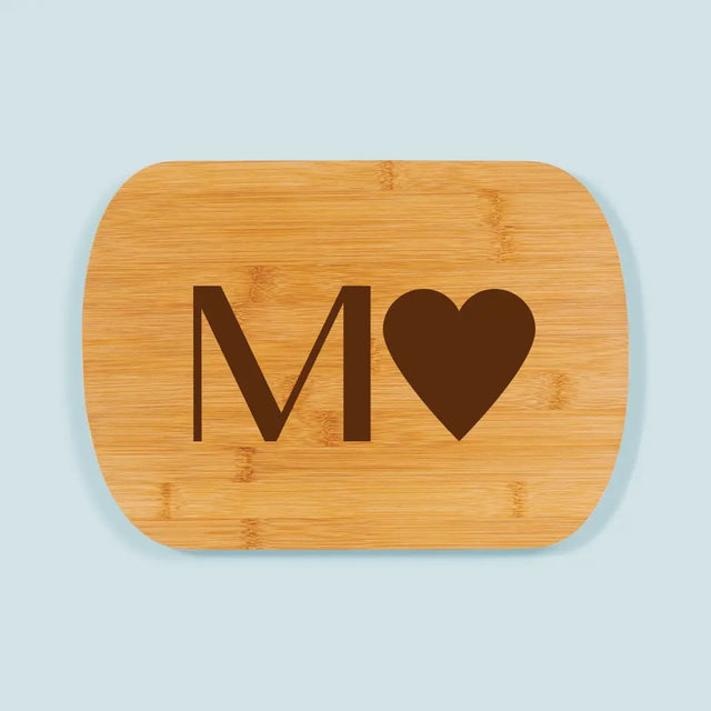 Monogram: Monogram Serce - Deska Kuchenna z Grawerem