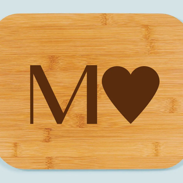 Monogram: Monogram Serce - Deska Kuchenna z Grawerem