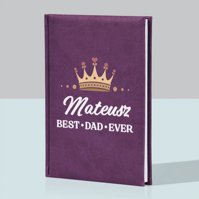 Monogram: Best Dad - Notes Książkowy z Nadrukiem