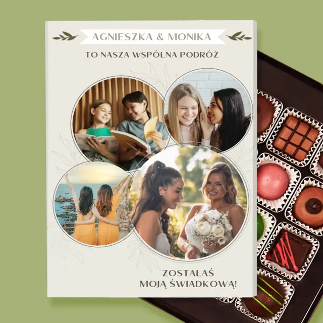 Fotokolaż: To Nasza Wspólna Podróż - Personalizowane Praliny