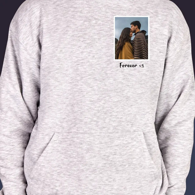 Zdjęcie i Podpis: Zdjęcie w Ramce - Bluza Męska z Kapturem