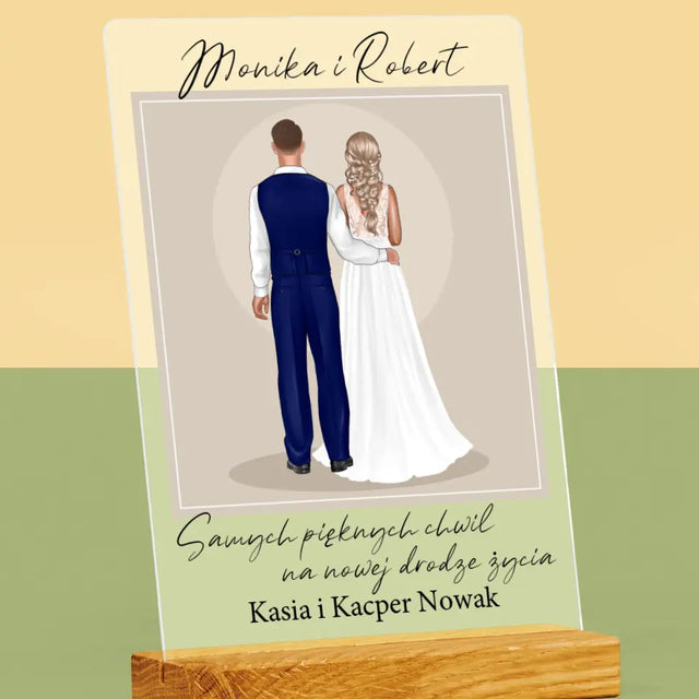 Kreator Postaci: Para Młoda - Wydruk Na Szkle Akrylowym