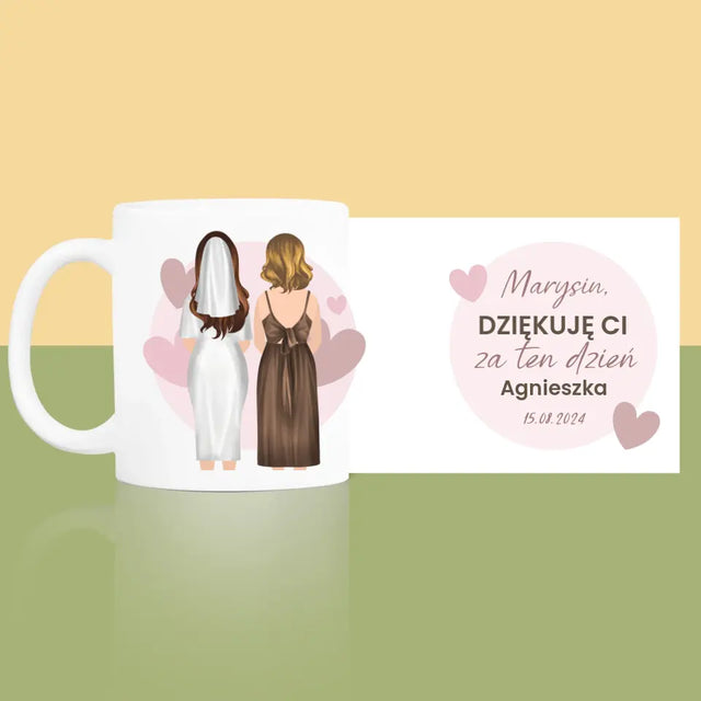 Kreator Postaci: Świadkowa - Kubek z Nadrukiem