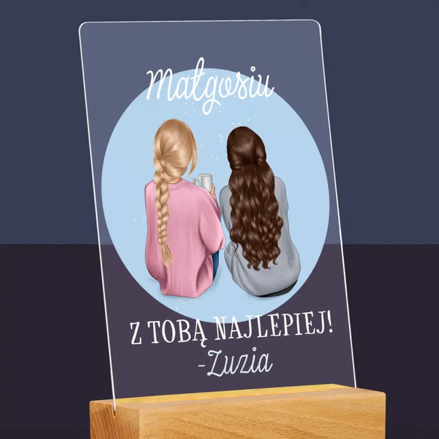 Kreator Postaci: Przyjaciółki - Wydruk Na Szkle Akrylowym