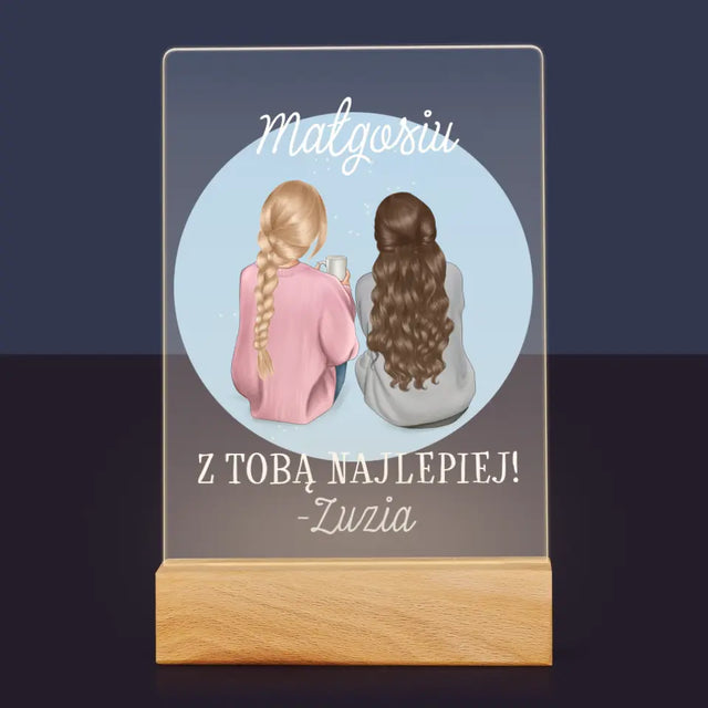 Kreator Postaci: Przyjaciółki - Wydruk Na Szkle Akrylowym