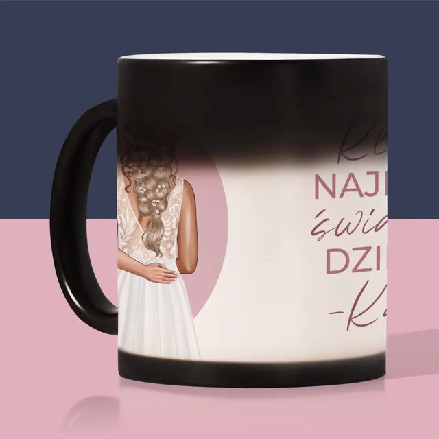 Kreator Postaci: Najlepsza Świadkowa - Kubek z Nadrukiem