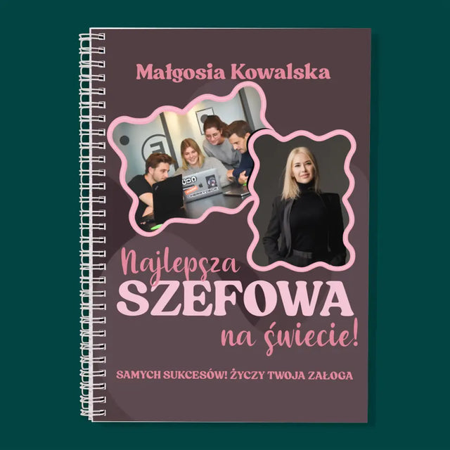 Fotokolaż: Najlepsza Szefowa - Planer Dzienny Na Spirali
