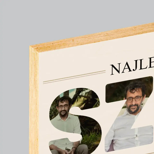 Słowo Ze Zdjęć: Najlepszy Szef 2 - Wydruk Na Drewnie