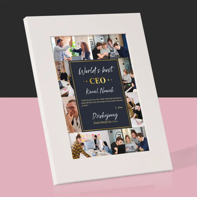 Fotokolaż: World’S Best Ceo - Ramka Na Zdjęcie