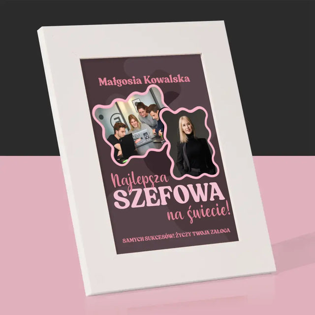 Fotokolaż: Najlepsza Szefowa - Ramka Na Zdjęcie