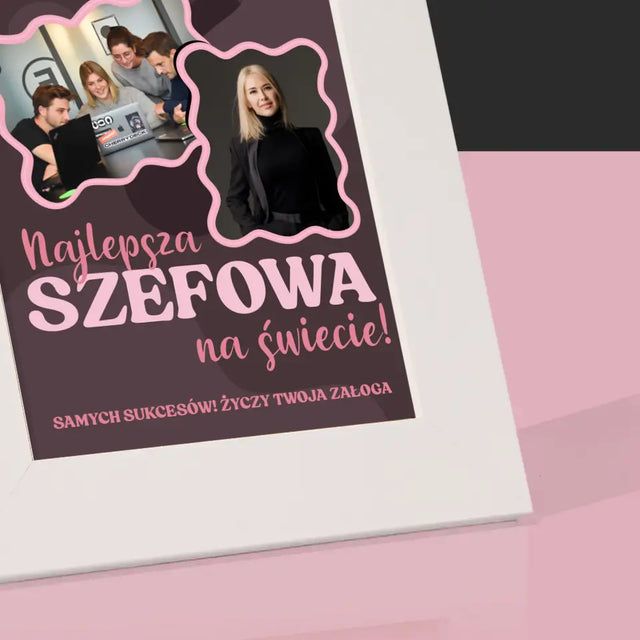 Fotokolaż: Najlepsza Szefowa - Ramka Na Zdjęcie