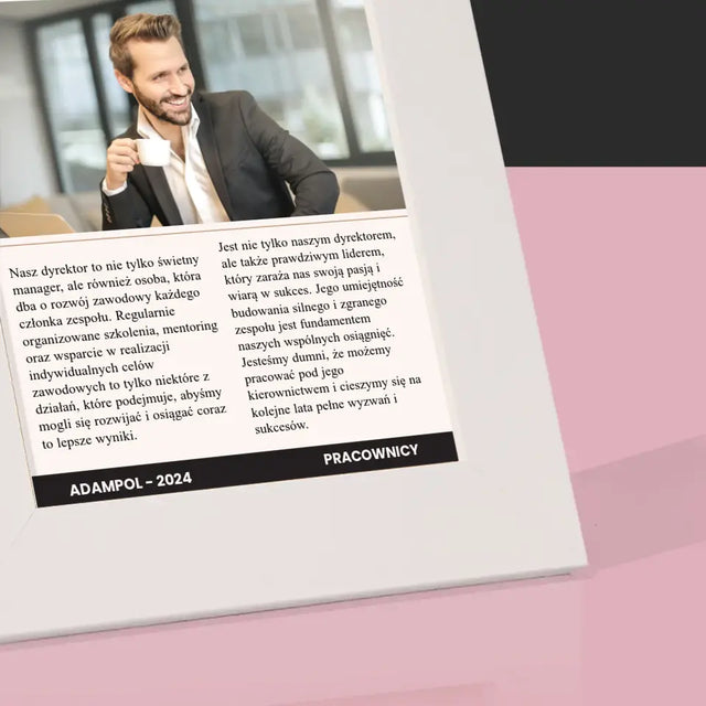 Okładka Magazynu: Dyrektor - Ramka Na Zdjęcie