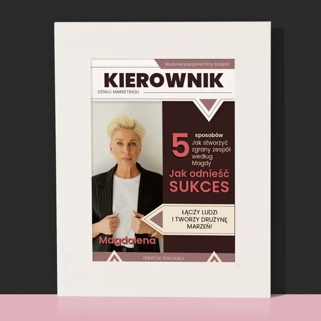 Okładka Magazynu: Kierownik - Ramka Na Zdjęcie
