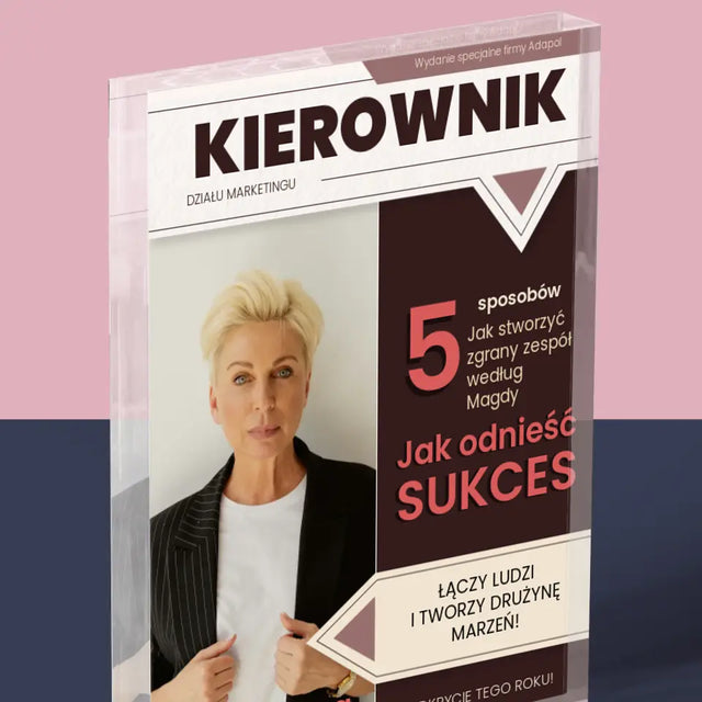 Okładka Magazynu: Kierownik - Blok Akrylowy