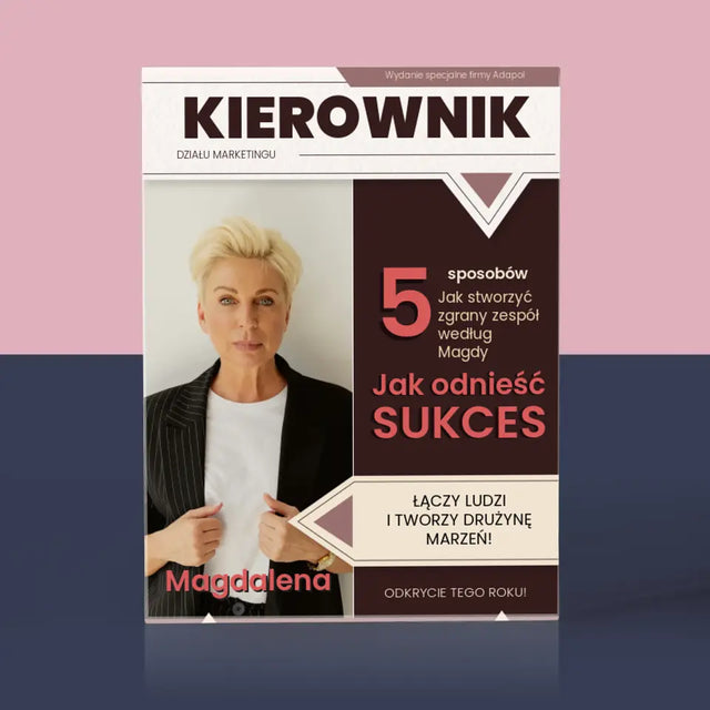 Okładka Magazynu: Kierownik - Blok Akrylowy