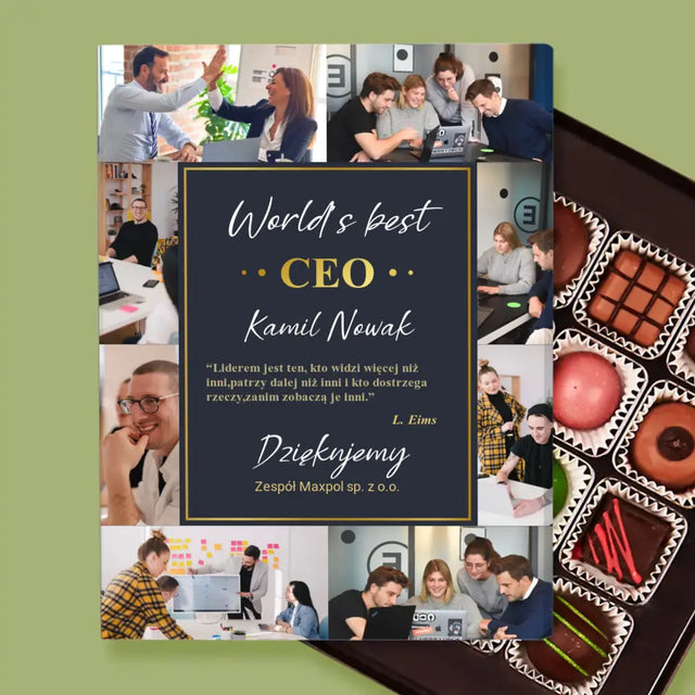 Fotokolaż: World’S Best Ceo - Personalizowane Praliny