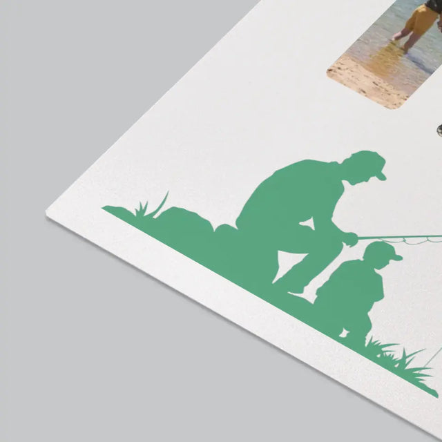 Słowo Ze Zdjęć: Tata Wędkarz - Podkładka Na Biurko