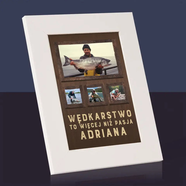 Fotokolaż: Wędkarstwo - Ramka Na Zdjęcie