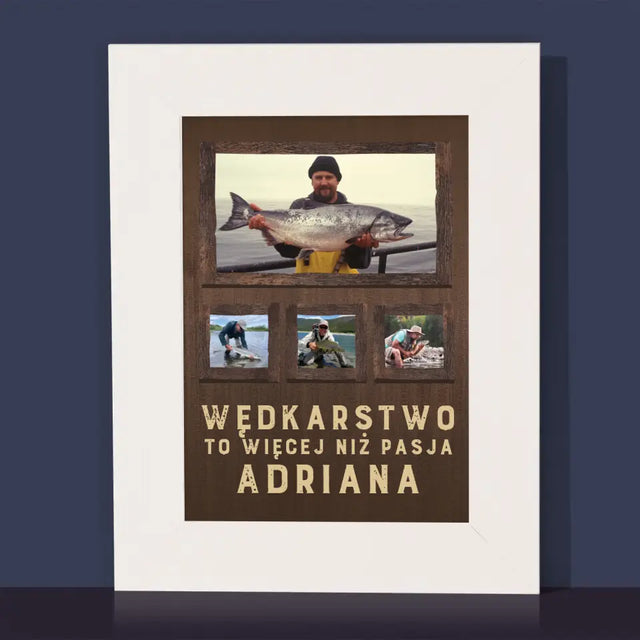 Fotokolaż: Wędkarstwo - Ramka Na Zdjęcie
