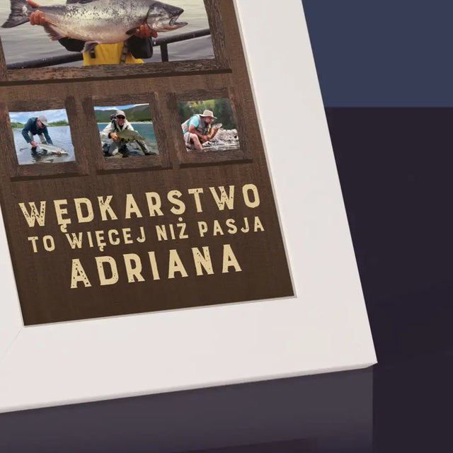 Fotokolaż: Wędkarstwo - Ramka Na Zdjęcie