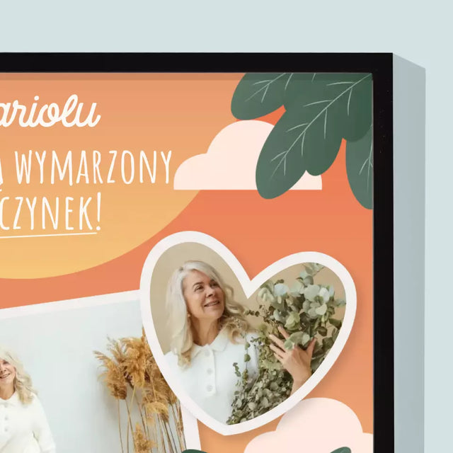 Fotokolaż: Wymarzony Odpoczynek - Wydruk Obramowany 30X40