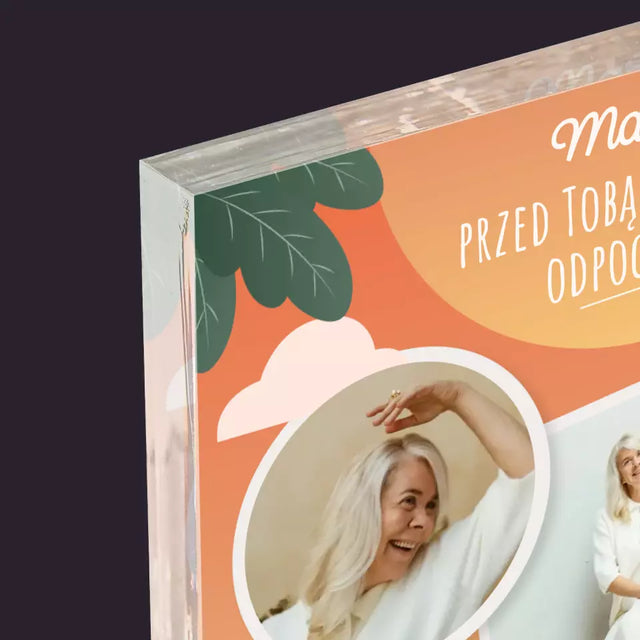 Fotokolaż: Wymarzony Odpoczynek - Blok Akrylowy