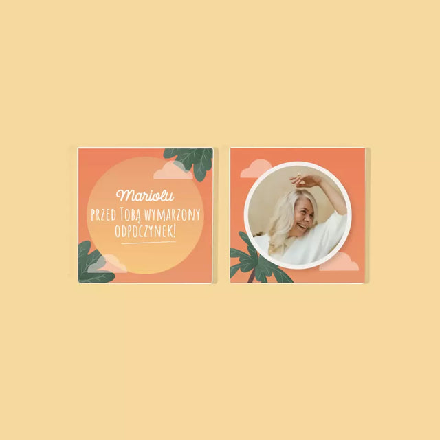 Fotokolaż: Wymarzony Odpoczynek - Podkładki Pod Kubki