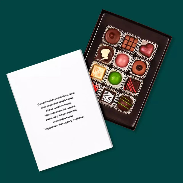 Fotokolaż: Udanej Emerytury - Personalizowane Praliny