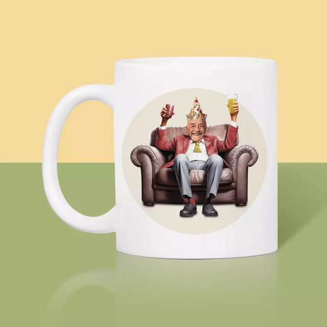 Twoja Postać: Emerytura To Sens Życia - Kubek z Nadrukiem