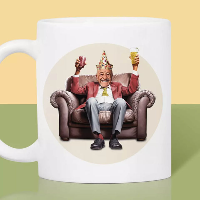 Twoja Postać: Emerytura To Sens Życia - Kubek z Nadrukiem