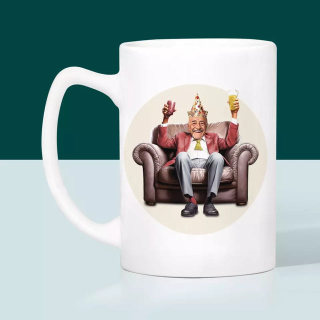 Twoja Postać: Emerytura To Sens Życia - Kubek z Nadrukiem