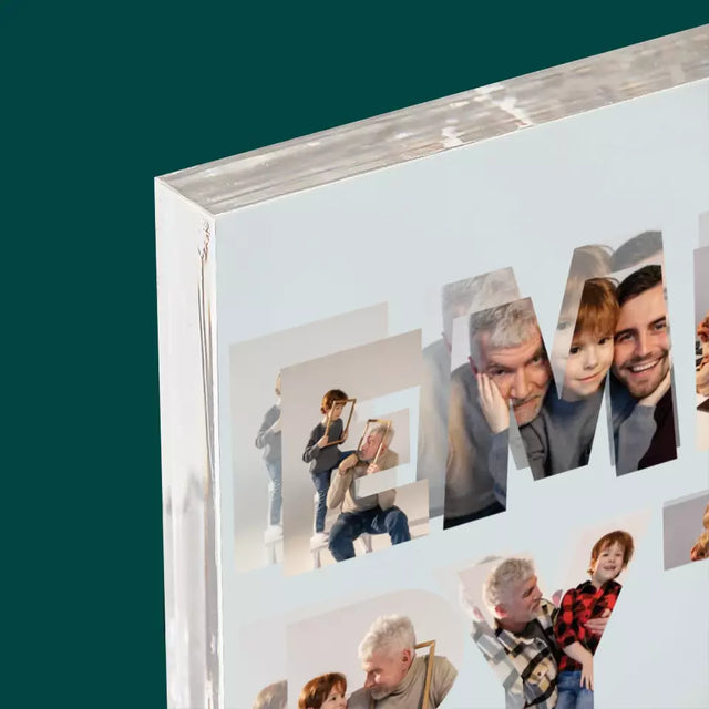 Słowo Ze Zdjęć: Emeryt - Blok Akrylowy