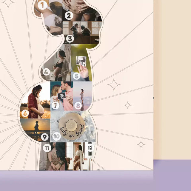 Kształt Ze Zdjęć: Radość - Personalizowany Plakat