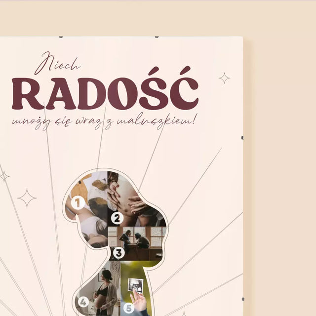 Kształt Ze Zdjęć: Radość - Personalizowany Plakat