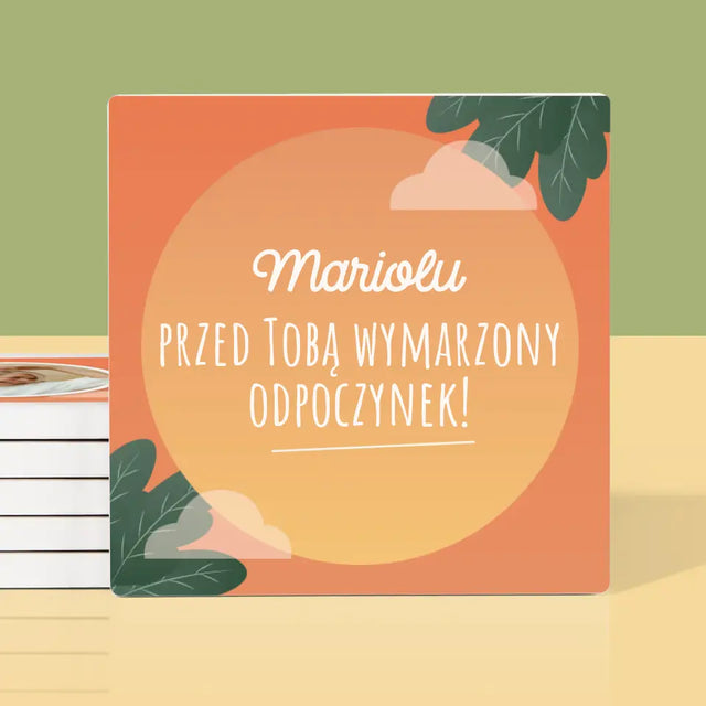 Fotokolaż: Wymarzony Odpoczynek - Podkładki Pod Kubki