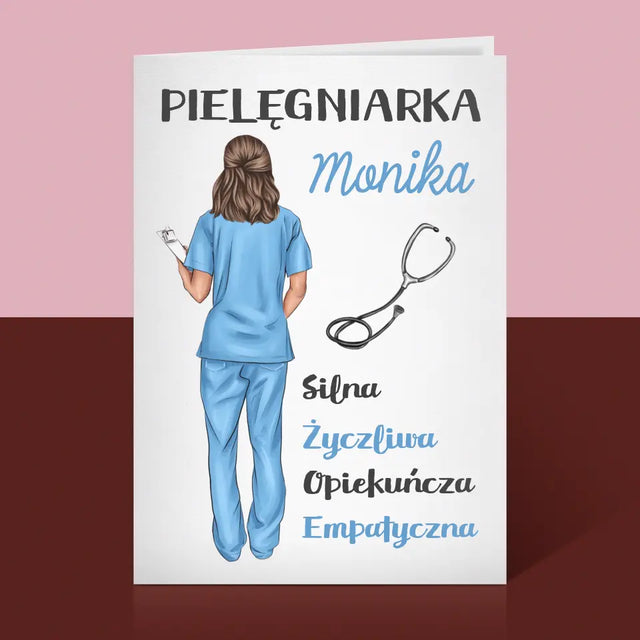 Kreator Postaci: Cechy Pielęgniarki - Kartka Z Życzeniami