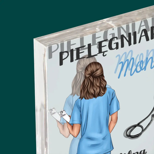 Kreator Postaci: Cechy Pielęgniarki - Blok Akrylowy