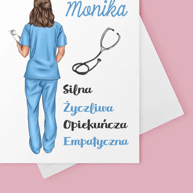Kreator Postaci: Cechy Pielęgniarki - Kartka Z Życzeniami