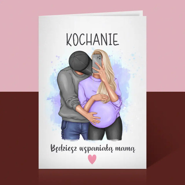 Kreator Postaci: Będziesz Wspaniałą Mamą - Kartka Z Życzeniami