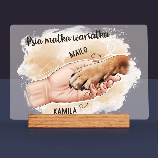 Kreator Postaci: Psia Matka - Wydruk Na Szkle Akrylowym - poziom