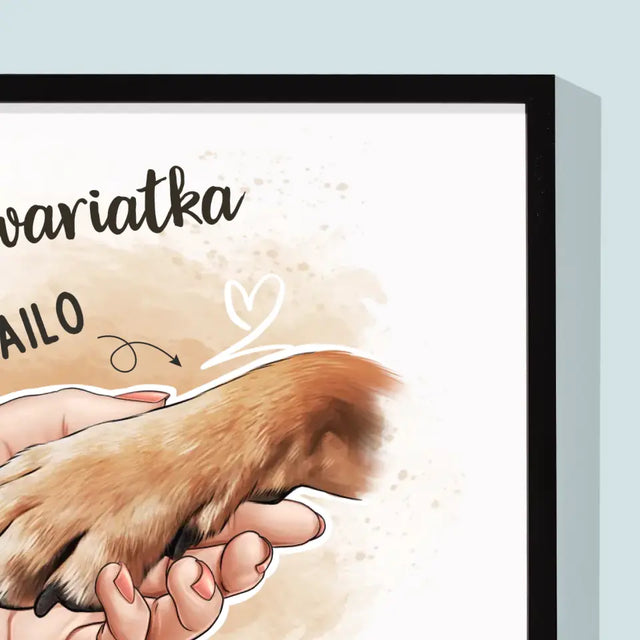 Kreator Postaci: Psia Matka - Wydruk Obramowany 30X40 - poziom