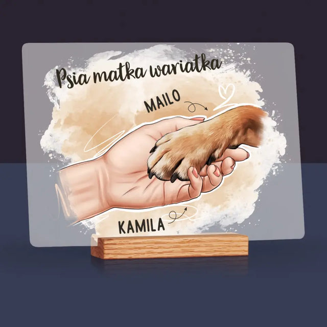 Kreator Postaci: Psia Matka - Wydruk Na Szkle Akrylowym - poziom