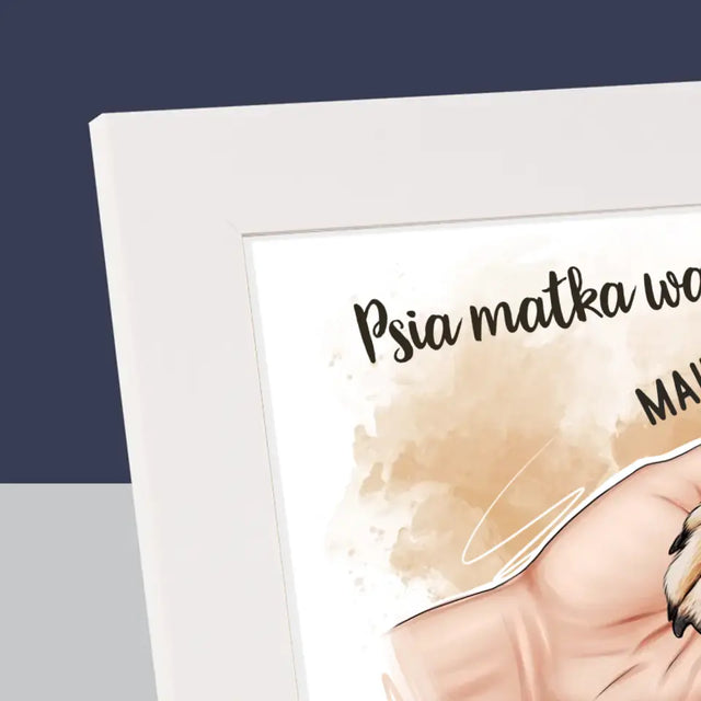 Kreator Postaci: Psia Matka - Ramka Na Zdjęcie - poziom